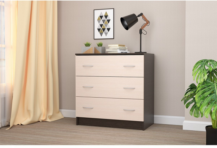 Кэт-7 Комод (Крафт золотой / Миндаль)