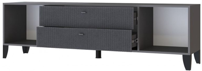 Тумба ТВ Парус-10 графит серый/гранит лофт