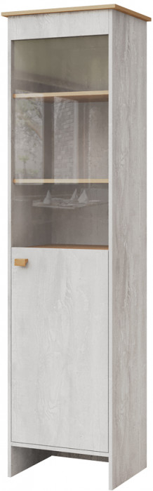 Модульная гостиная "Скандинавия", набор 1 - Бетон пайн светлый/Дуб наварра