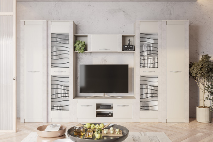 Тумба для ТВ "Монако" ТБ-27 кашемир/МФ03