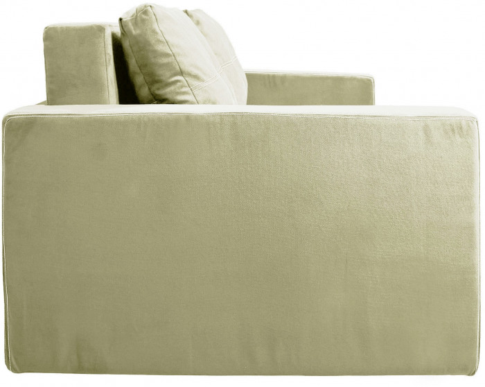 Диван аккордеон Марс велюр бежевый 140