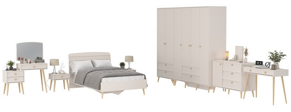 Афина Спальня 41-1200, кашемир серый