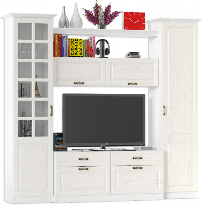 Ливерпуль Набор мебели 6, ясень ваниль/белый