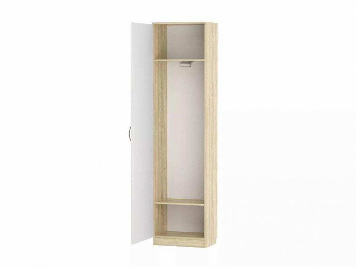 НМ 014.71 ЛВ Шкаф для одежды Оливия Дуб Сонома/белое дерево
