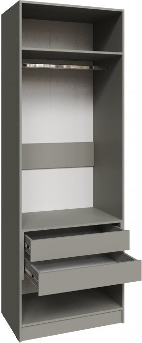 Шкаф Мадрид (0,8) с 2 ящ. внутри без зеркала, Мокко