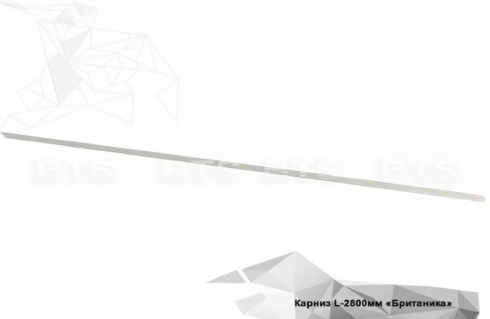 "БРИТАНИКА" КАРНИЗ L-2800 ММ дуб брашированный (F22)