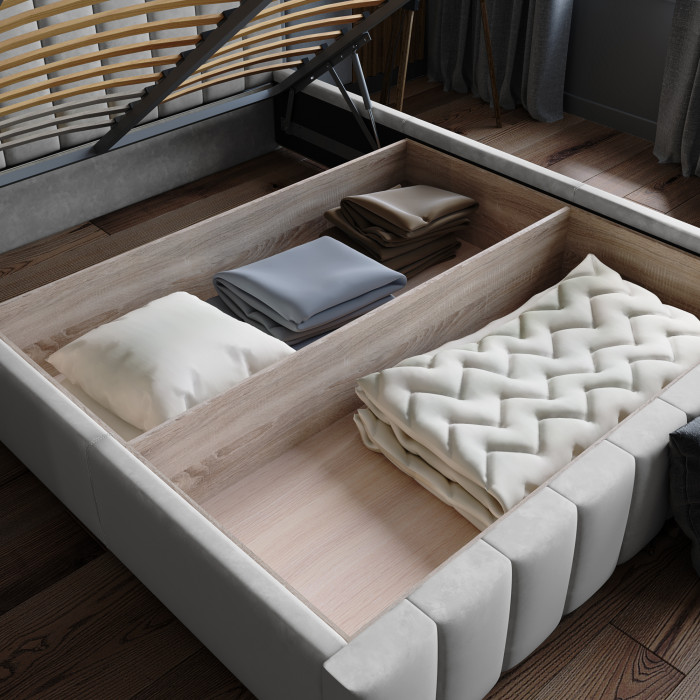 Нега Кровать интерьерная 120 пыльная роза, ПМ