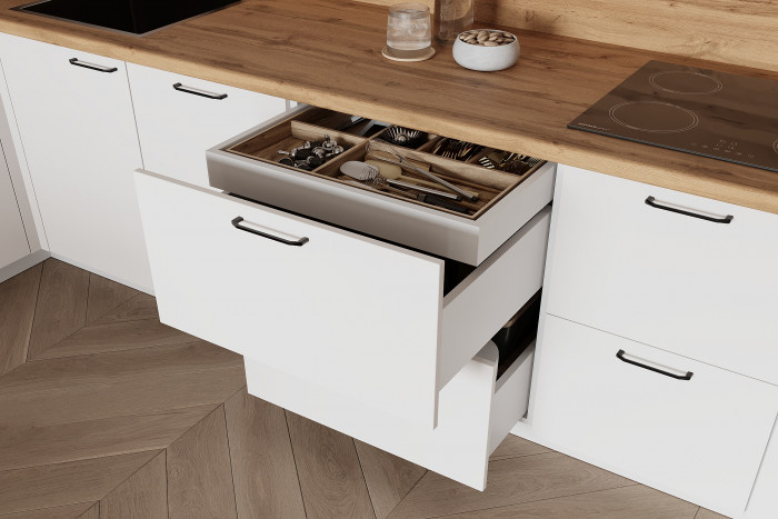 КГ Угловой 1500х2400 (без пм) , Белый софт матовый  Арника РМ в.2