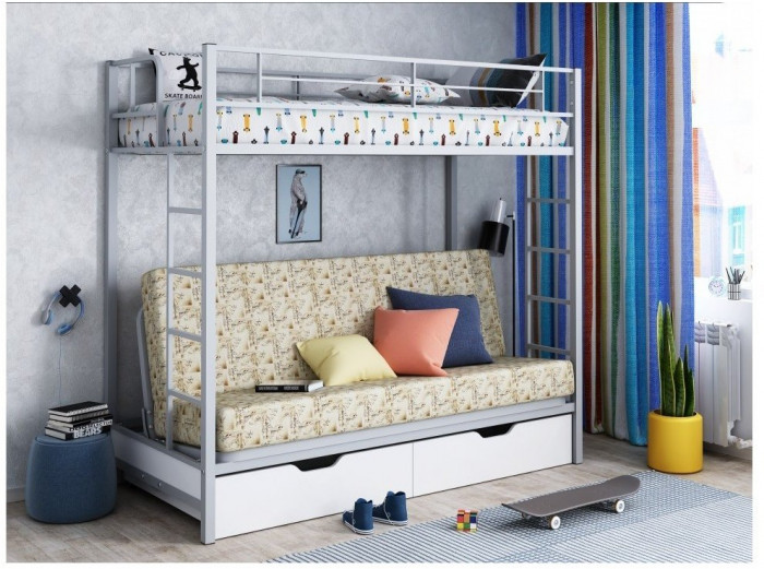 Двухъярусная кровать Мадлен ЯЯ (Коричневый)