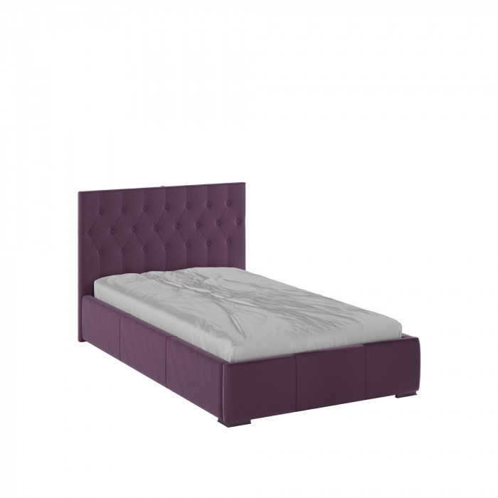 Октавия Кровать интерьерная 120 винный ромб, ПМ