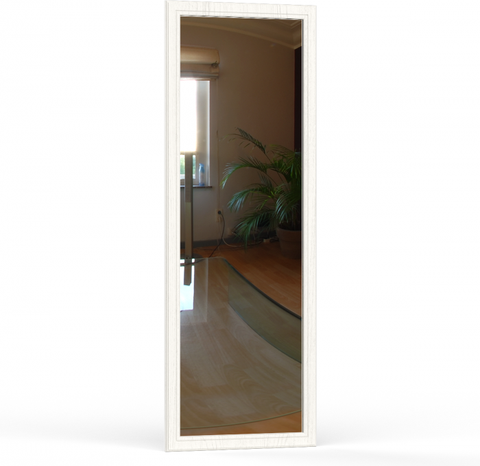 Ливерпуль Прихожая 13.21 + карниз 1000 + Зеркало 03.242 + Пуф 14.02, цвет ясень ваниль/белый, ШхГхВ 108,2х43,5х223,5 + 55х35х200 см., ун. сборка