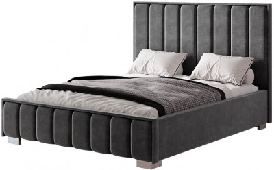 Кровать &quot;Мирабель&quot; КР-11 1,4м под подъемный механизм графит темный