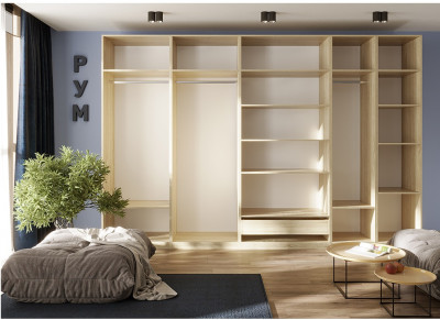 Гардеробная Рум. Комплект 6.2, дуб сонома