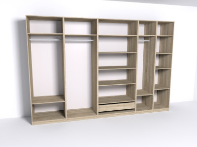 Гардеробная Рум. Комплект 6.2, дуб сонома