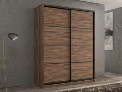 Шкаф-купе Кааппи 4 Орех Тьеполло 140х60х230 см