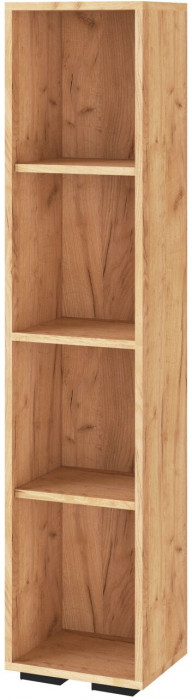 Квартет-13 Пенал дуб крафт золотой/белый