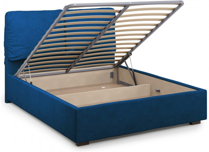 Кровать Trazimeno 160 с подъемным механизмом, Velutto 26