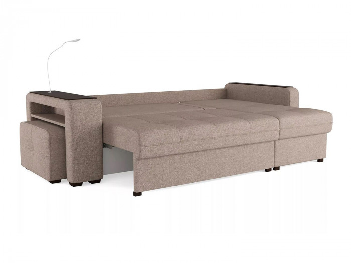 Диван угловой Smart 4 Б4-2Т-1Пф-Б3 Рогожка Sherlock 932