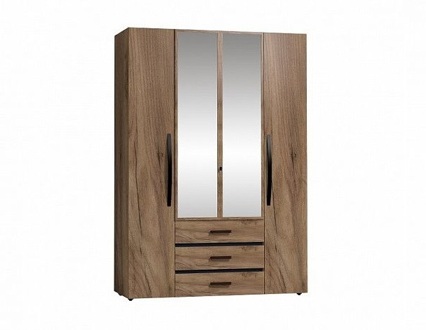 Шкаф для одежды и белья Nature 555, дуб табачный