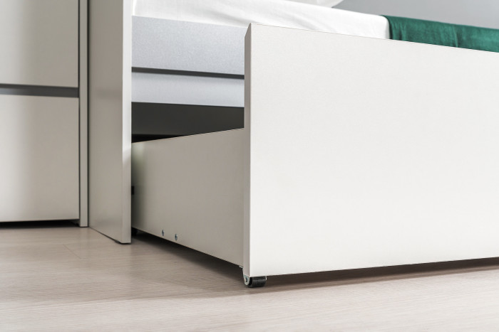 Торонто Компоновка № 22, белый шагрень/стальной серый