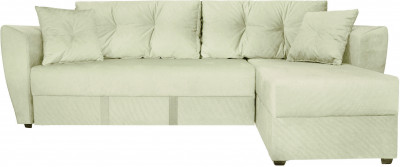 Диван УГЛОВОЙ Амстердам велюр бежевый 160