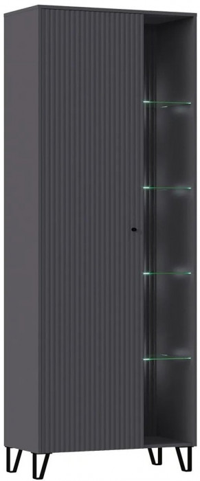 Модульная гостиная Оливия, композиция 3 (Графит, Графит глянец)