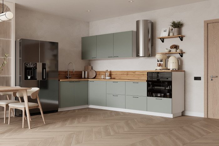 КГ Угловой 1500х3000 (без пм) Эмаль, Олива  Арника РМ в.2