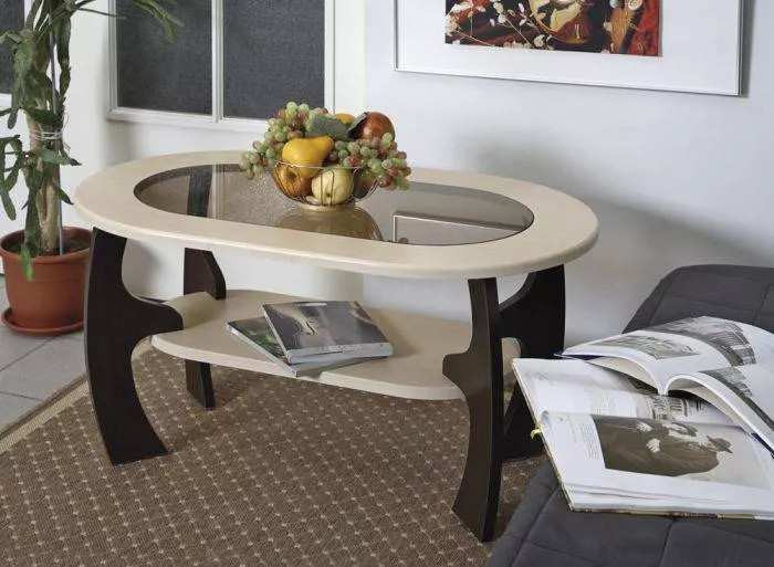 Журнальный стол Маджеста-2 венге/клен