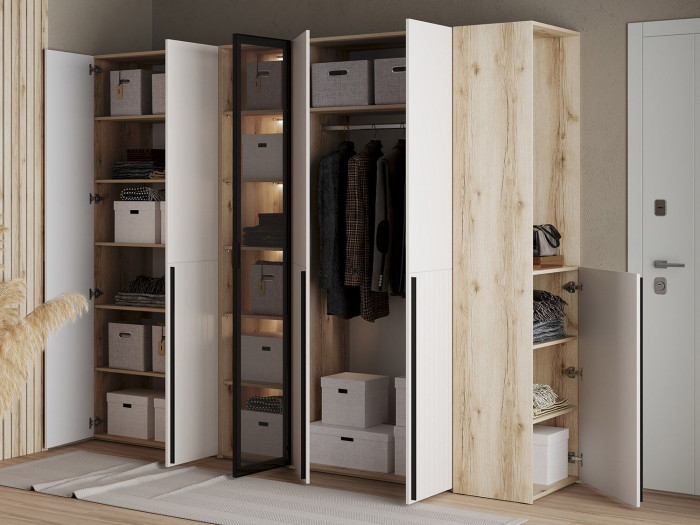 Прихожая Арден 3 Дуб Делано / Сантьяго софт