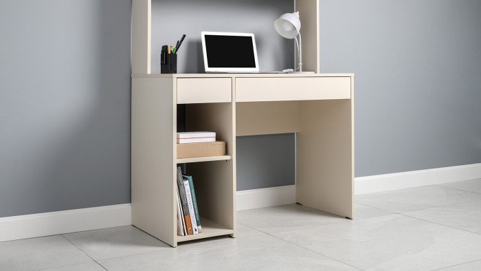 Стол компьютерный Комфорт 12.77F, цвет сатин, ШхГхВ 100х49,8х147 см., универсальная сборка