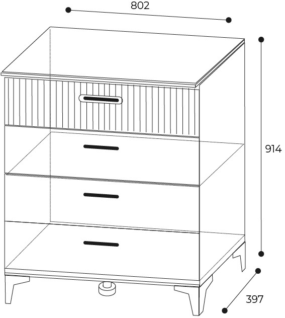 Комод 800 Дюна