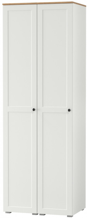 Остин 13.225 Шкаф-пенал 2 шт., цвет белый шагрень/дуб крафт золотой, ШхГхВ 80х54,3х229,6 см., универсальная сборка