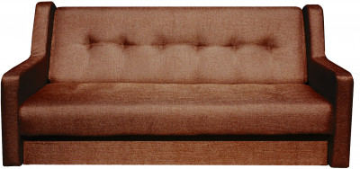 Диван СЕНАТОР ЛЮКС 120 коричневый ППУ