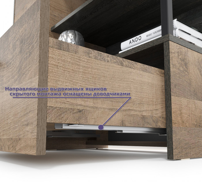 Трувор Прихожая 155, цвет дуб гранж песочный/интра, ШхГхВ 159х37х195 см., универсальная сборка