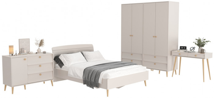 Афина Спальня 19-1400, кашемир серый