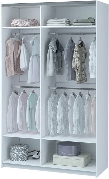 Детская "Тифани ШКК-01" (1400х2300х650) кенди/белый