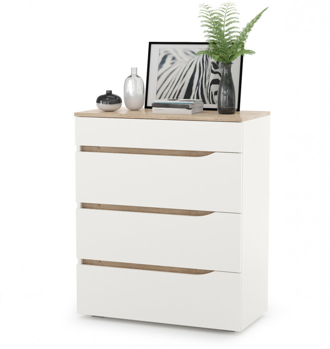 Муссон Кровать 11.28 + под. ортопед + 13.97 + Зеркало СВК + Тумба ТВ 13.276, цвет белый/чёрный/дуб эндгрейн элегантный/кожзам белый, 1600х2000 мм, б/м