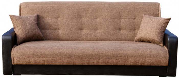 Диван Лондон 140 коричневый , пружинный блок Боннель