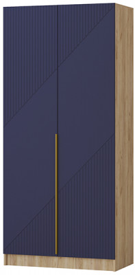 Шкаф Авис 1,0, Крафт золотой/Сапфир