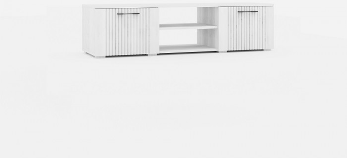 Модульная гостиная "Монреаль" - Белый текстурный/Ясень белый