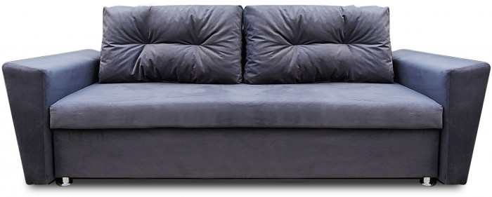 Диван-кровать Амстердам L, еврокнижка, 145х190, серый