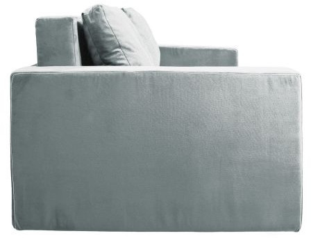 Диван-аккордеон Марс, сп.м. 120х200, велюр серый