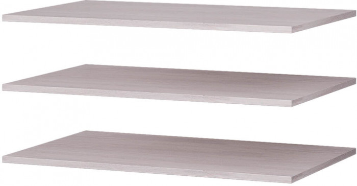 Комплект полок ПЛ-10, ясень белый