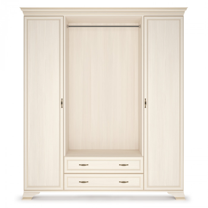 Шкаф 4-х дверный (корпус, боковые двери в комплекте) Сиена