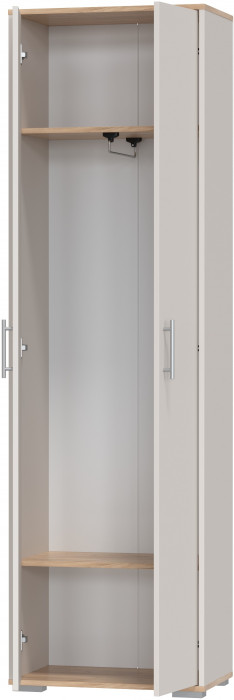 Прихожая 2-3430дкз/к.с Домино - Шкаф для одежды, дуб крафт золотой/кашемир серый