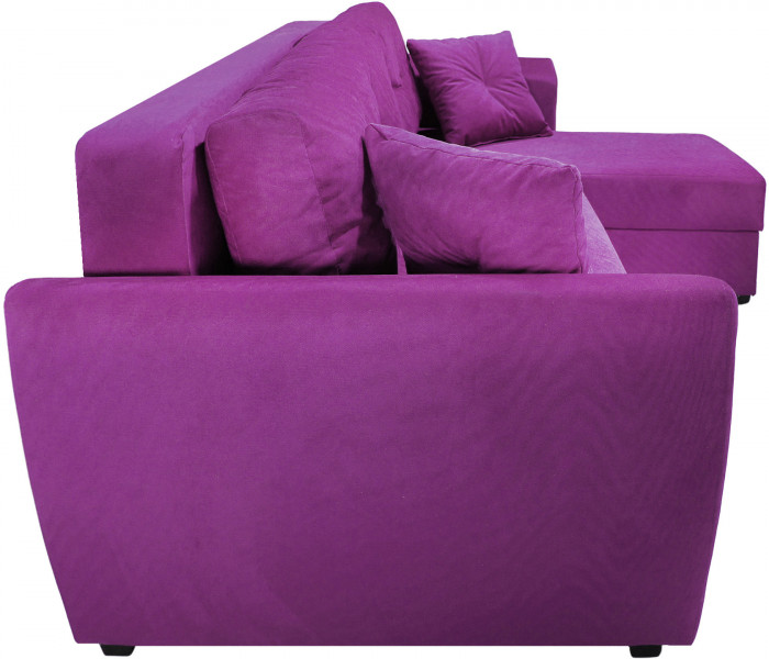 Диван УГЛОВОЙ Амстердам велюр фиолетовый 160