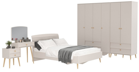 Афина Спальня 20-1400, кашемир серый