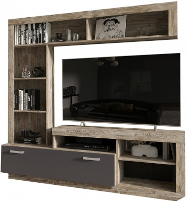 Ангара Центральная секция (Дуб Юкон / Графит)