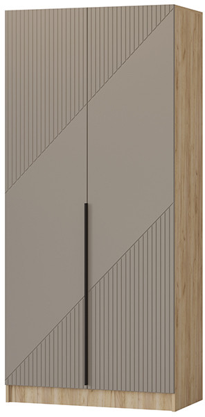 Шкаф Авис 1,0, Крафт золотой/Крема