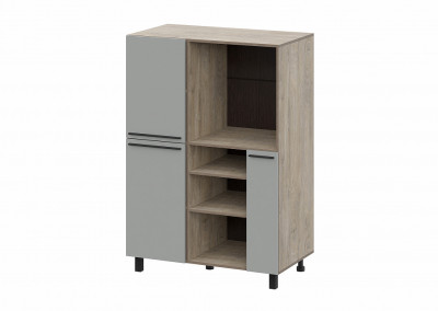 КГ Этна Пенал 10Ш1 Дуб Эндгрейн;Софт грей